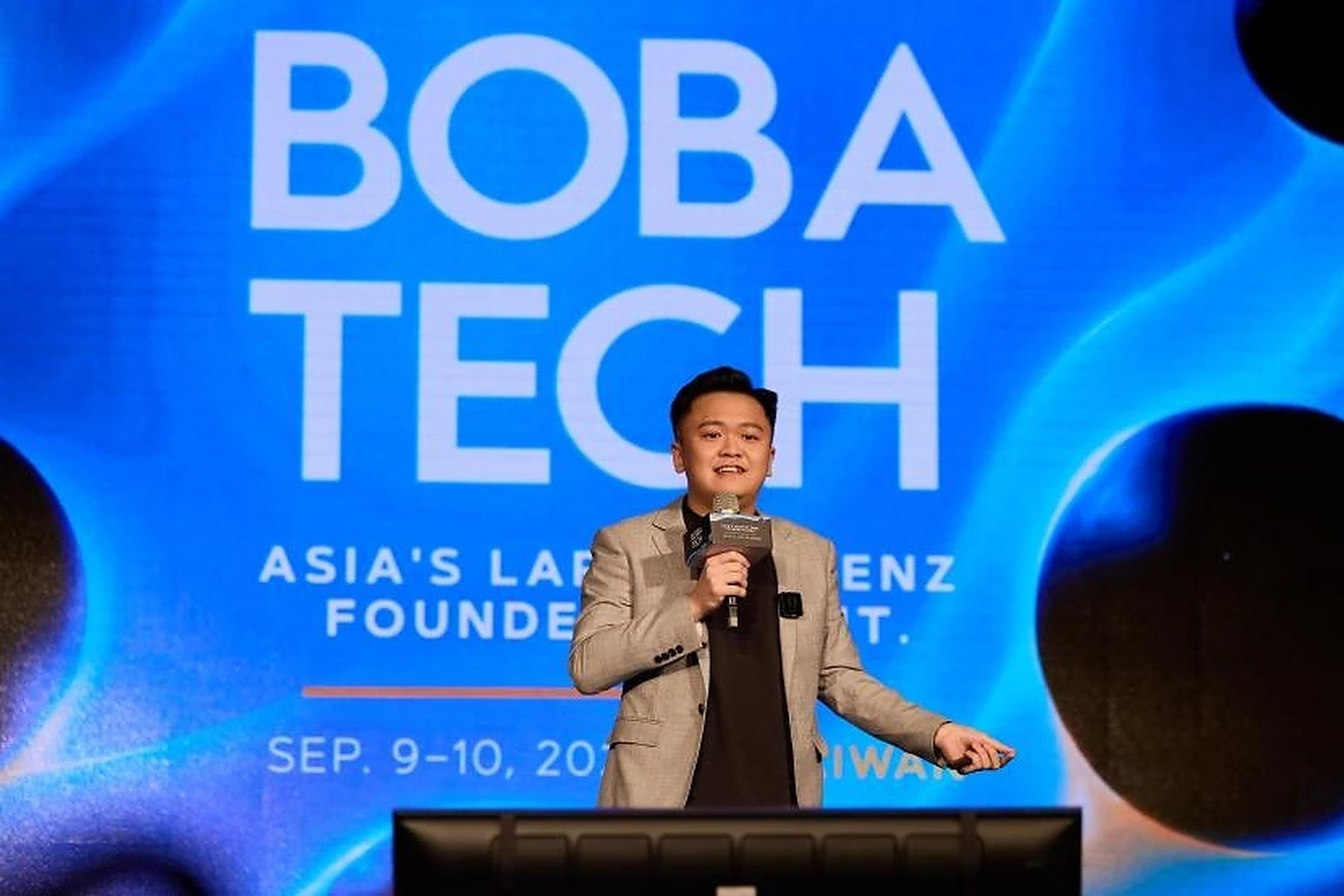 蔡明志於 Boba Tech Summit 演講